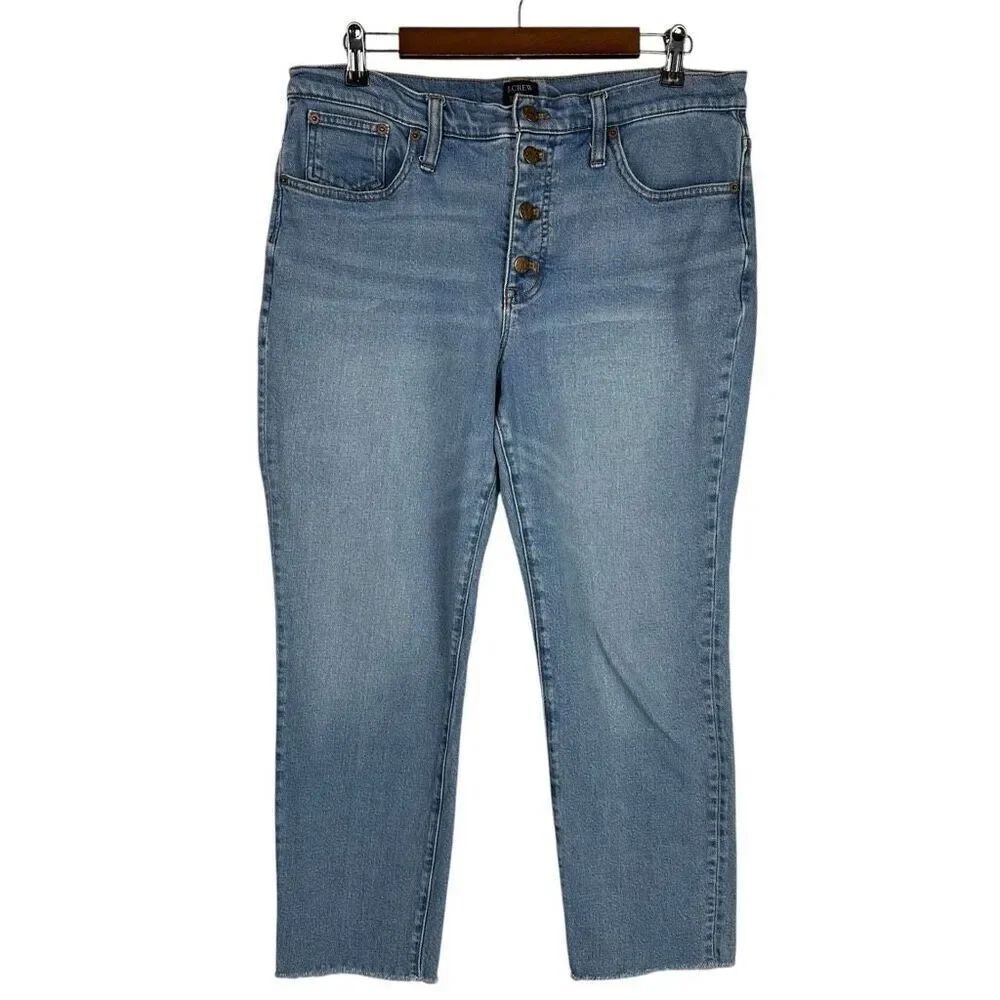 J. Crew Women’s Essential straight jean in all-day stretch size 32 - Picture 2 of 9